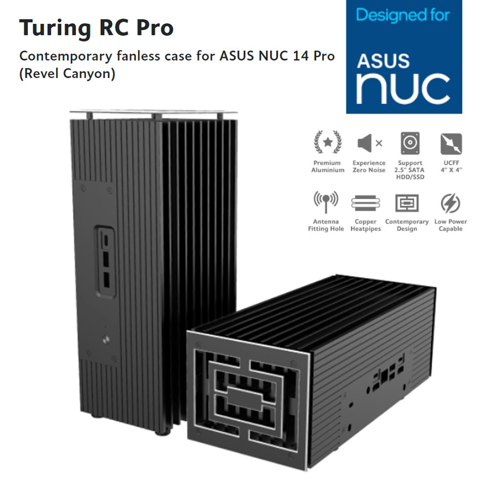 AKASA无风扇机箱华硕NUC14/15PRO