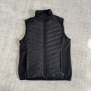 常规款 马甲宽松型拼接女士黑色立领保暖棉服马甲25112943