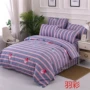 Mùa thu và mùa đông chăn đơn mảnh bông dày đám cưới chăn đơn đôi 200 * 230 sinh viên 220 * 240 bông - Quilt Covers chăn nhung tuyết