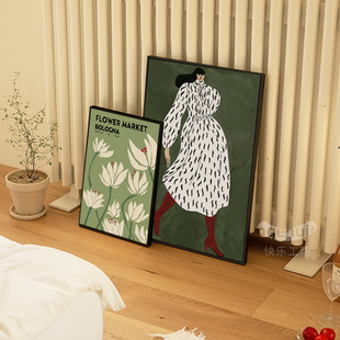 马蒂斯世界名画客厅装 饰画餐厅卧室电视摆放壁画北欧艺术小众挂画