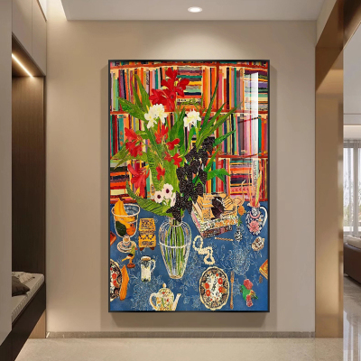 多巴胺玄关装饰画小众艺术挂画