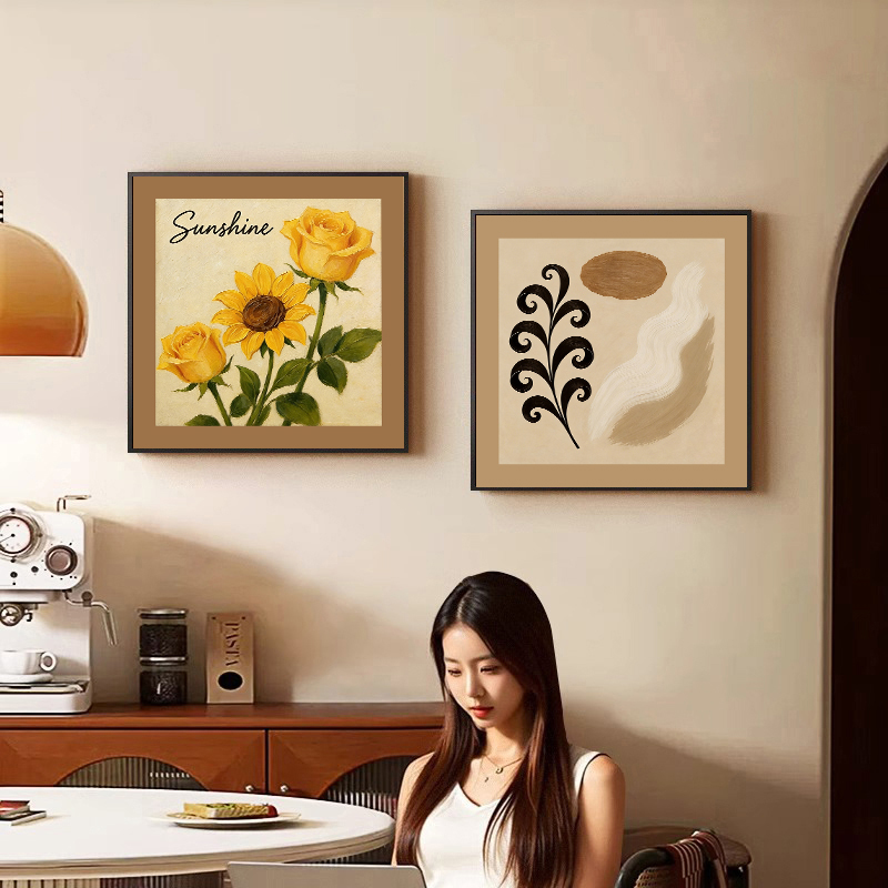 中古风客厅艺术装饰画