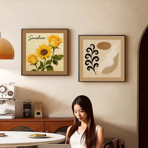 中古风客厅艺术装饰画