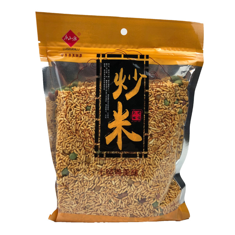 庐山鹿香酥脆炒米 江西九江手工炒米儿时回忆九江炒糯米500g零食