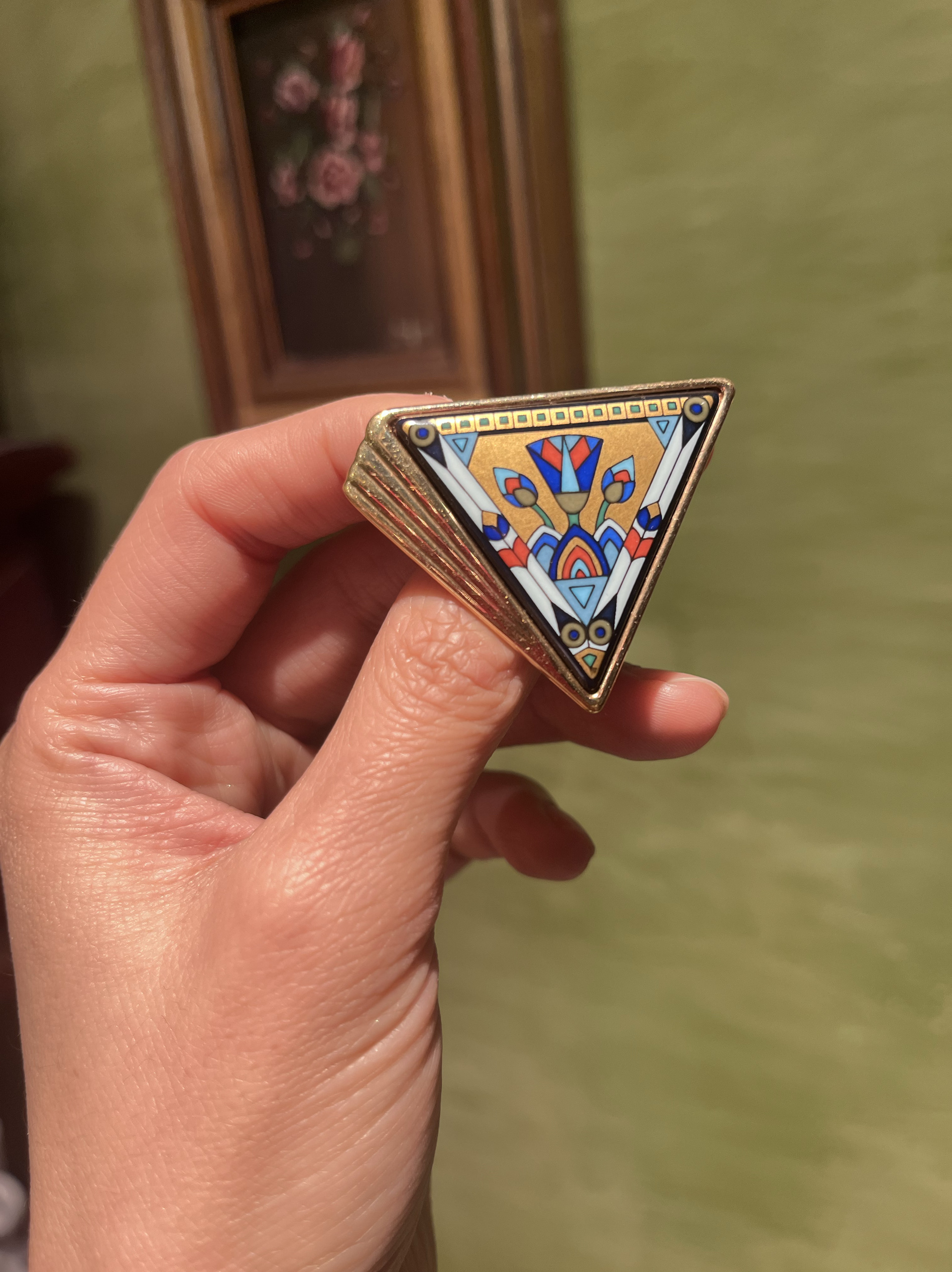 不退不换  Michaela Frey fw珐琅胸针