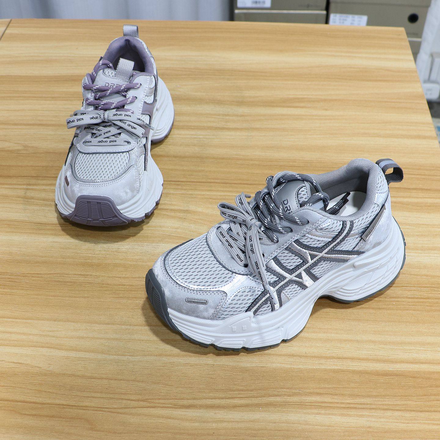 诗路花语女鞋2026春厚底老爹鞋双鞋带轻便增高运动休闲鞋91-6055,女鞋,老爹鞋,淘宝优惠券,粉丝福利购,淘宝优惠卷