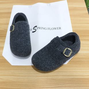 2025冬毛绒勃肯鞋 023 增高加绒保暖毛毛鞋 221 棉鞋 诗路花语女鞋