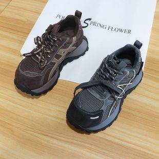 221 运动休闲棉鞋 542 2025冬欧货真皮厚底加绒老爹鞋 诗路花语女鞋