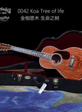 飞琴行 马丁Martin 0042 Koa 生命之树 华丽相思木全单民谣吉他