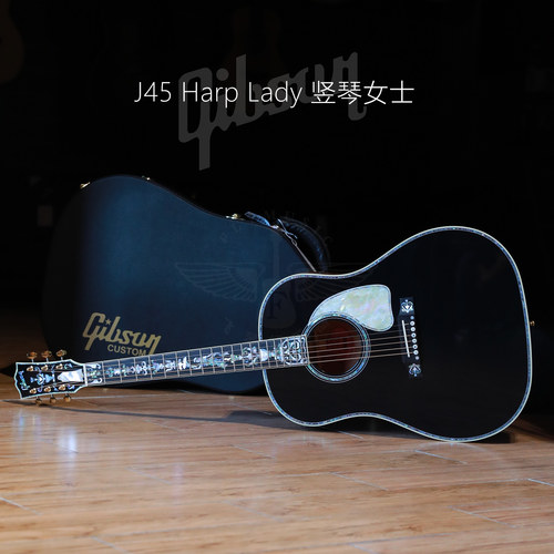 GibsonJ45HarpLady竖琴女士