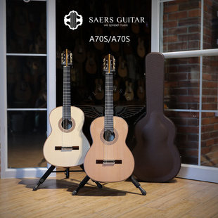 飞琴行 M900C 萨尔斯 A70S A90C单板全单古典吉他 Saers
