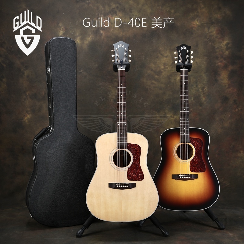 Guild12全单专业云杉民谣木吉他