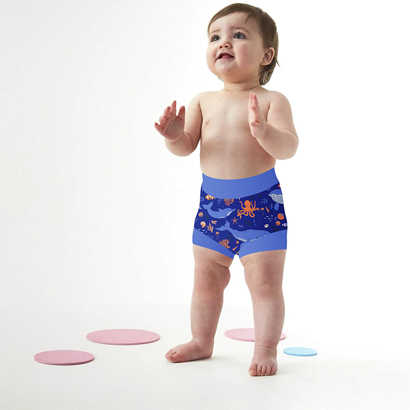 婴儿泳裤防漏便泳装裤男女宝宝小童卡通可爱高腰护肚可反复用,童装/婴儿装/亲子装,泳衣裤,淘宝优惠券,粉丝福利购,淘宝优惠卷