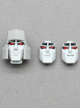 阿柴工作室SS86威震Mega天动画风格头雕配件包