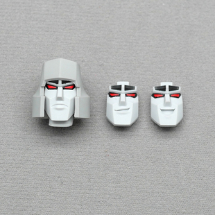 阿柴工作室SS86威震Mega天动画风格头雕配件包