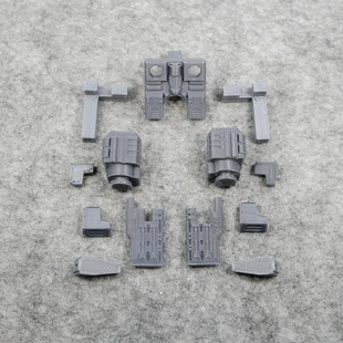 力捷工作室ROS-003围城WFC铁皮准星机器卫兵救护车增高补胶配件包