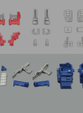 小郭工作室电影SSGE WFC擎 天柱升级配件包红色部分