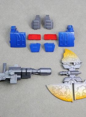 TIM改造赛博坦之战SSGE WFC03擎 天柱升级武器套装车尾盖板偷胶