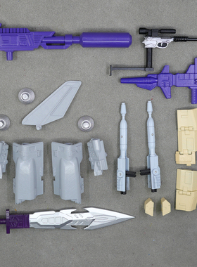 TFS争权夺利DSC三人套红蜘蛛大火车闪电武器升级配件包