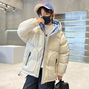 男童羽绒棉服2026冬季新款加厚外套儿童三防面包服棉衣中大童棉袄