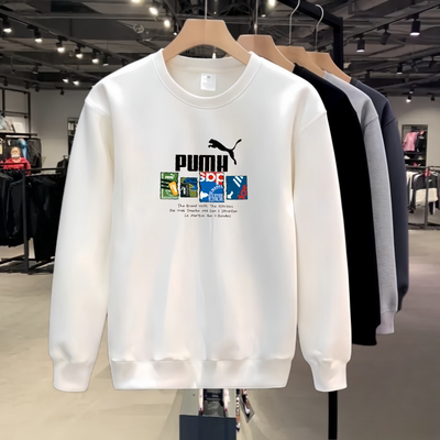 秋冬纯棉重磅卫衣圆领