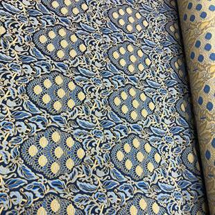 九子菩提 真丝宋锦布料35姆米75门幅马甲外套旗袍连衣裙宋锦面料