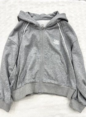 品牌童装2025秋季新款女童韩版百搭休闲外套中大童连帽外套20123