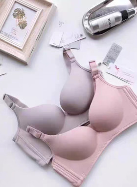 正品金J薇W高端款文胸无钢圈柔软磨毛透气无痕舒适性感睡眠内衣