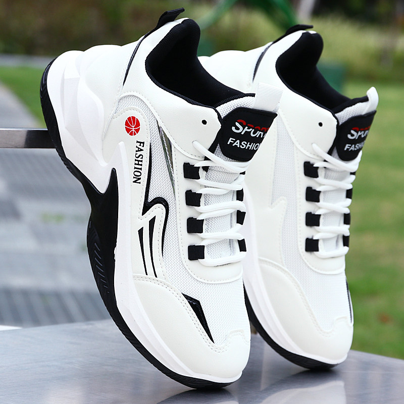 国货品牌鞋子男2026新款网面篮球高帮鞋防滑耐磨休闲运动鞋潮男鞋