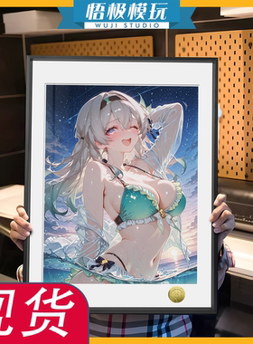 皇呱浪遇流萤星穹铁道流萤泳装同
