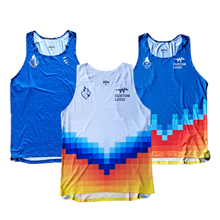 2023 俄勒冈田径联赛小火把 马拉松径背心 运动服 订制LOGO