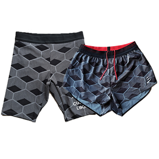 KENYA肯尼亚男子钻石联赛马拉松田径五分短裤 可订LOGO 短跑紧身裤