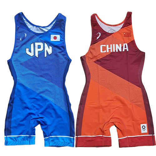 举重服摔跤服badiace连体加厚