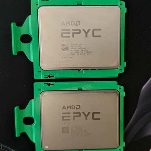 可维修 99新 AMD霄龙 EPYC 7F72 2个议价