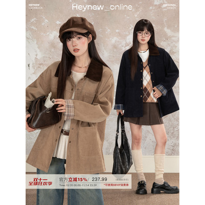 LOVEHEYNEW甜美复古格子