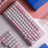 键帽 PC透明键帽可爱个性 哈狐Chosfox SOULCAT像素喵喵键帽PBT