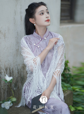 夏季薄款流苏披肩文艺复古