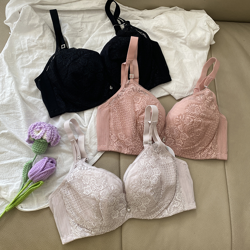 柜货新款薄杯蕾丝性感女内衣
