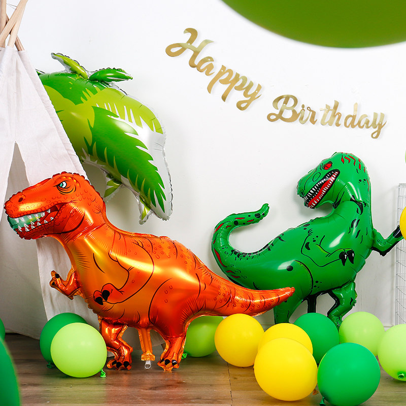 恐龙气球绿色森林主题装饰生日派对儿童卡通气球场景布置背景墙|msdalam kategori bekalan perayaan/hadiah, belon/Terapung bola udara, belon - dari Buy2taobao.com untuk memberikan perkhidmatan ejen Taobao profesional membeli