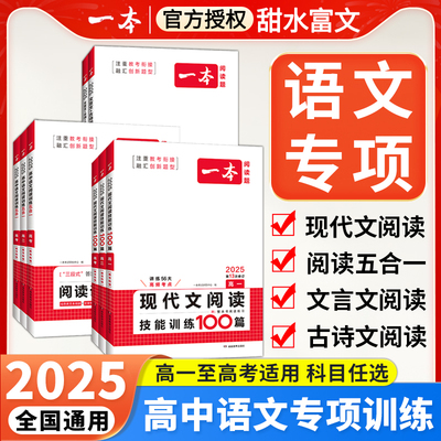 一本高中语文专项2025版