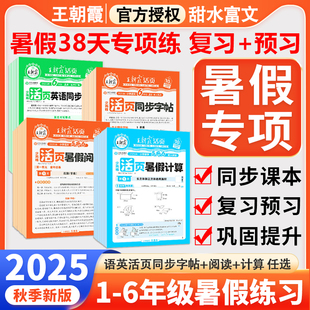 2025新版！王朝霞暑假38天专项训练【1-6】