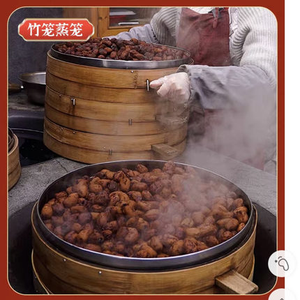晓雅三蒸三晒黄芪红枣好吃不腻微火蒸没有那么黑什么都不加只有枣