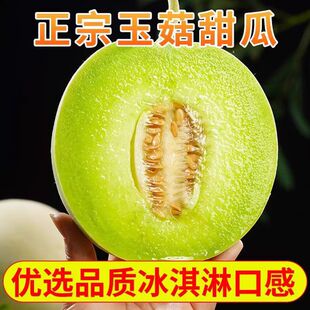 正宗海南冰淇淋玉菇甜瓜9斤新鲜水果孕妇宝宝哈蜜瓜香瓜旗舰店5