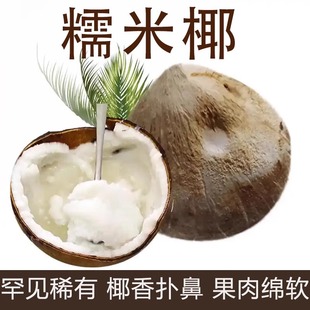 甜品绵软糯叽叽水果 1000g重椰子泰式 当季 新鲜泰国进口糯米椰600