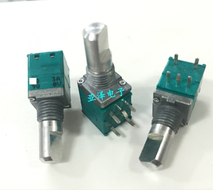 ALPS阿尔卑斯RK0971111Z32电位器B50K单联带开关轴长15MM音量开关