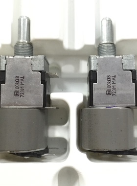 日本松下RK168型马达电位器单联100KB*1轴长20MM带电机单联电位器