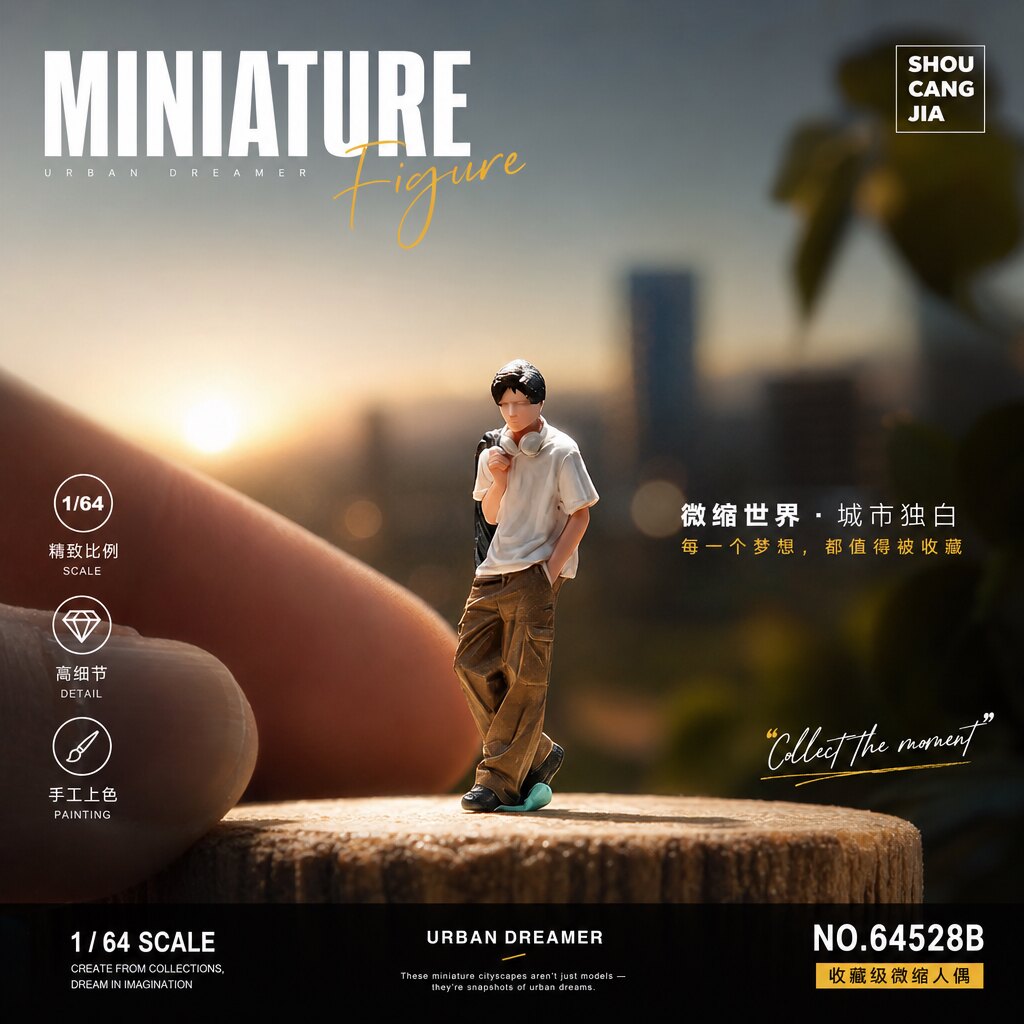 1/64比例微缩人物模型手办图片