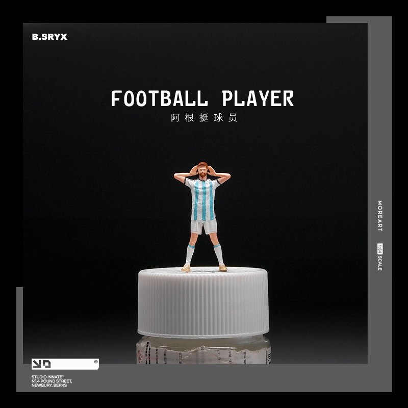 164足球巨星微缩人偶模型