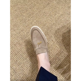 平底休闲懒人流苏扣乐福鞋 超软 一脚蹬百搭单鞋 新款 女 2025秋季