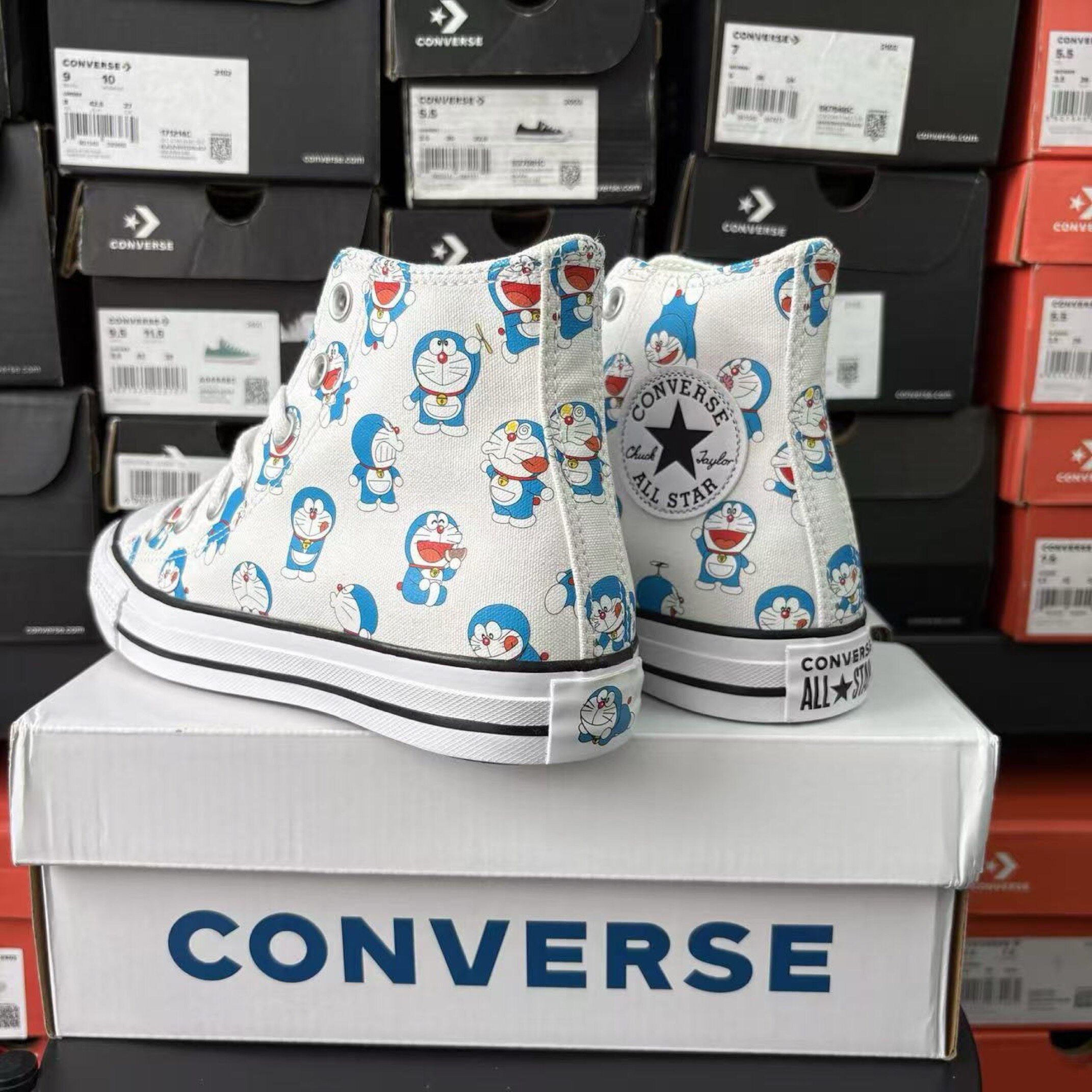 converse匡威 Doraemon/哆啦A梦联名限量高帮帆布A15791C图片